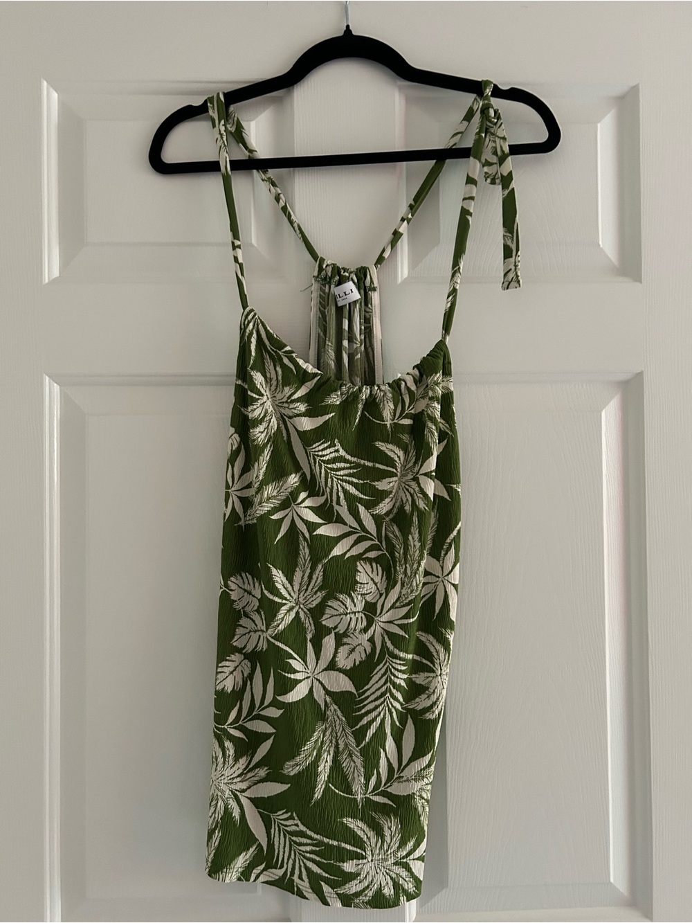 Tropical Print Tie-Strap Women’s Tank Top